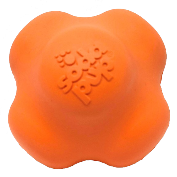 SodaPup Crazy Bounce Ultra Durable Rubber Chew & Retrieving Toy