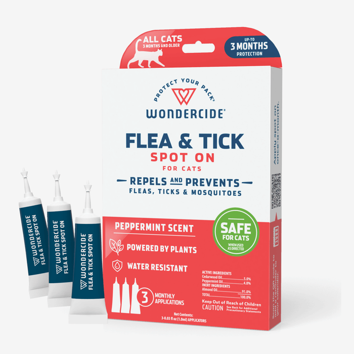 Wondercide Flea & Tick Spot On for Dogs + Cats with Natural Essential Oils