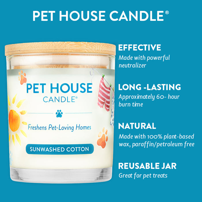 One Fur All Sunwashed Cotton Candle