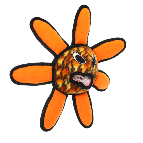 Tuffy Alien Ball Flower Fire Dog Toy