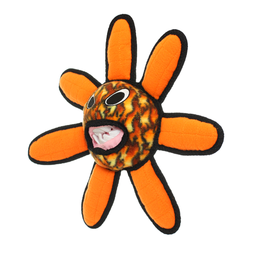 Tuffy Alien Ball Flower Fire Dog Toy