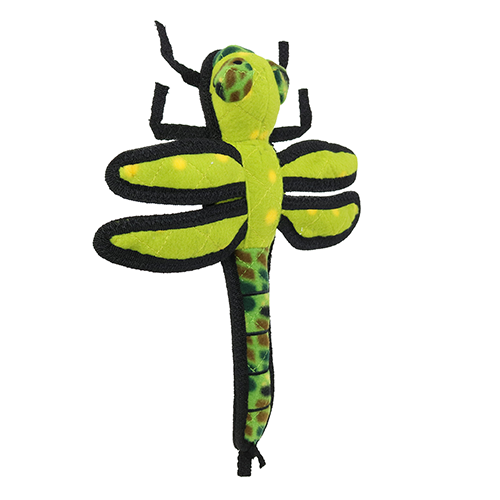 Tuffy Bug Dragonfly Green Dog Toy