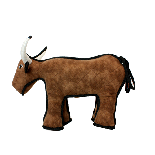 Tuffy Barnyard Bull Dog Toy