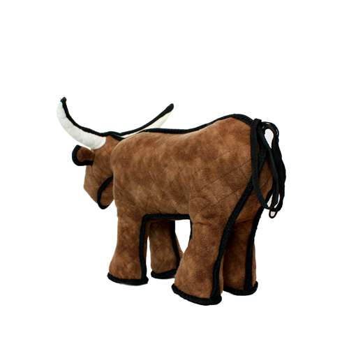 Tuffy Barnyard Bull Dog Toy