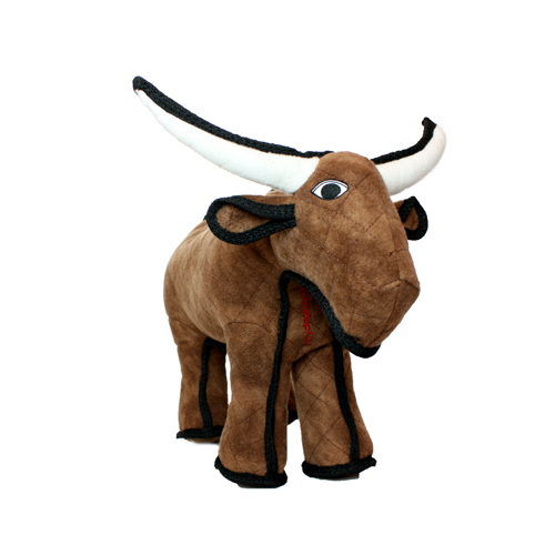 Tuffy Barnyard Bull Dog Toy