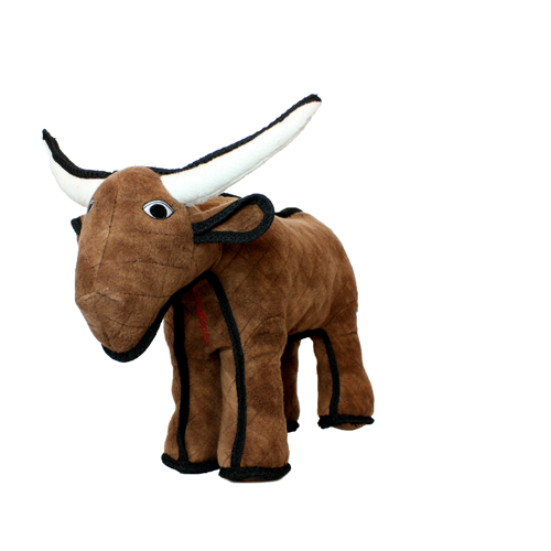 Tuffy Barnyard Bull Dog Toy