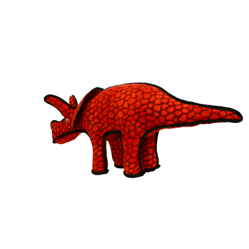 Tuffy Dinosaur Triceratops Dog Toy