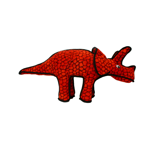 Tuffy Dinosaur Triceratops Dog Toy