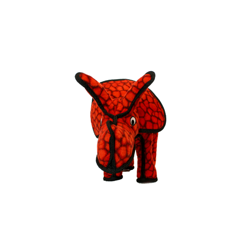 Tuffy Dinosaur Triceratops Dog Toy