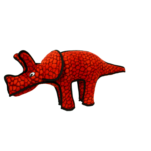 Tuffy Dinosaur Triceratops Dog Toy