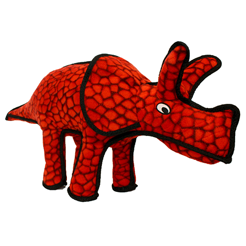 Tuffy Dinosaur Triceratops Dog Toy
