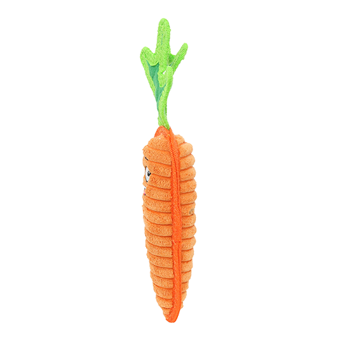 Tuffy Funny Food Carrot Dog Toy - 2 - Image 6