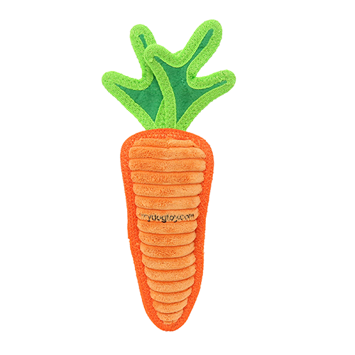 Tuffy Funny Food Carrot Dog Toy - 3 - Image 6