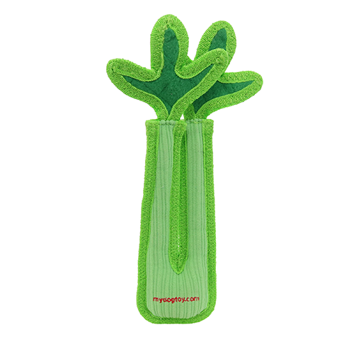 Tuffy Funny Food Celery Dog Toy