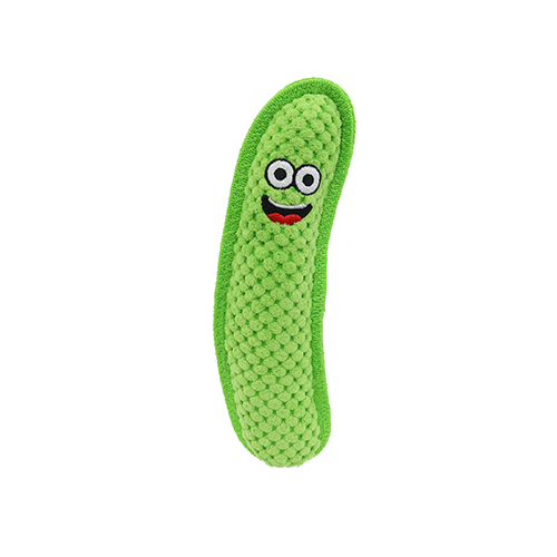 Tuffy Funny Food Pickle Dog Toy