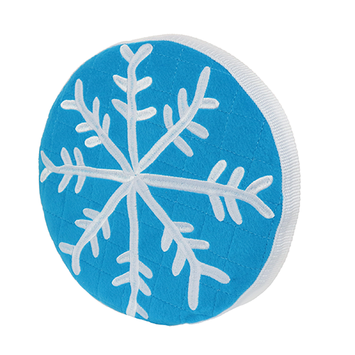 Tuffy Holiday Flyer Winter Dog Toy