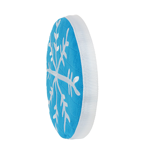 Tuffy Holiday Flyer Winter Dog Toy
