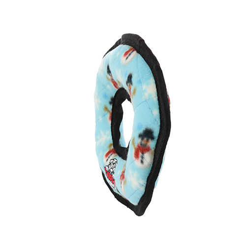 Tuffy Holiday Medium Ring Snowman Dog Toy