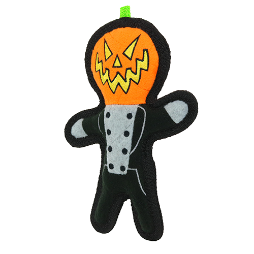 Tuffy Holiday Pumpkin Man Dog Toy