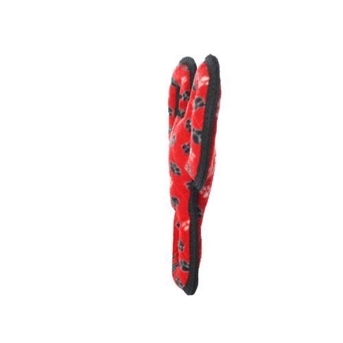 Tuffy Junior 3WayTug Red Paw Dog Toy