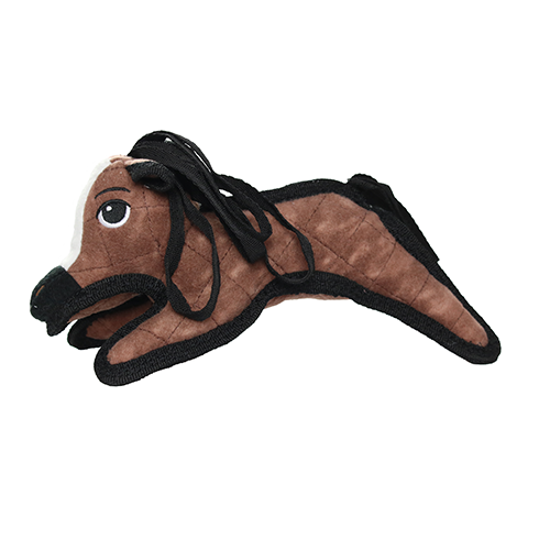 Tuffy Junior Barnyard Pony Dog Toy