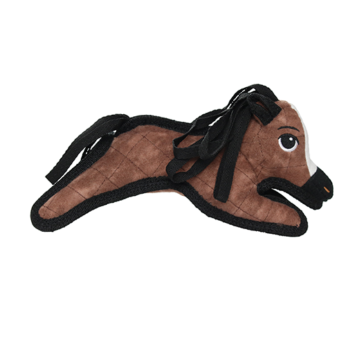 Tuffy Junior Barnyard Pony Dog Toy