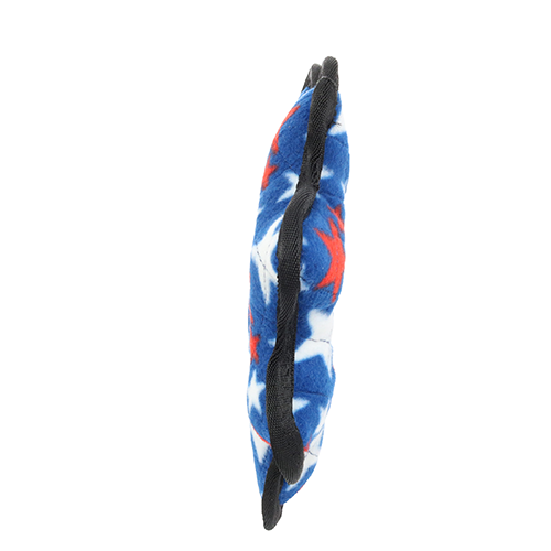 Tuffy Medium Gear Ring Blue Star Dog Toy