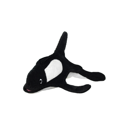 Tuffy Ocean Creature Killer Whale Dog Toy