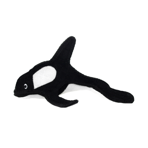 Tuffy Ocean Creature Killer Whale Dog Toy