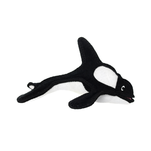 Tuffy Ocean Creature Killer Whale Dog Toy