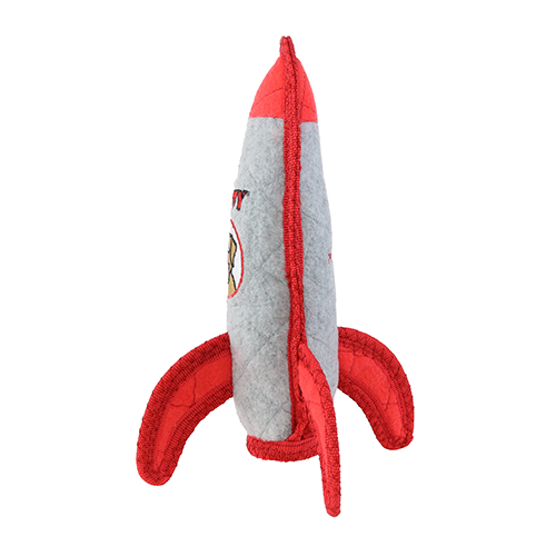 Tuffy Transportation Rocket Ship Dog Toy