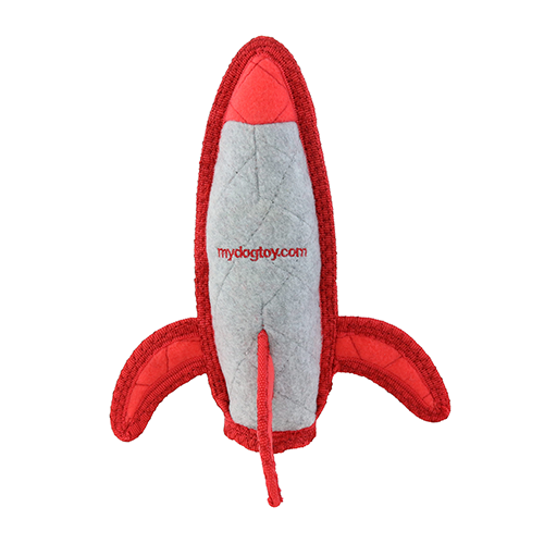 Tuffy Transportation Rocket Ship Dog Toy