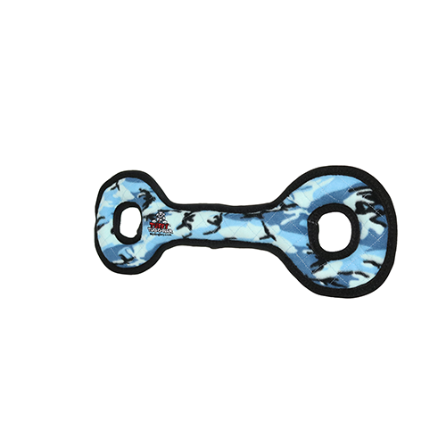 Tuffy Ultimate Tug-O-War Camo Blue Dog Toy