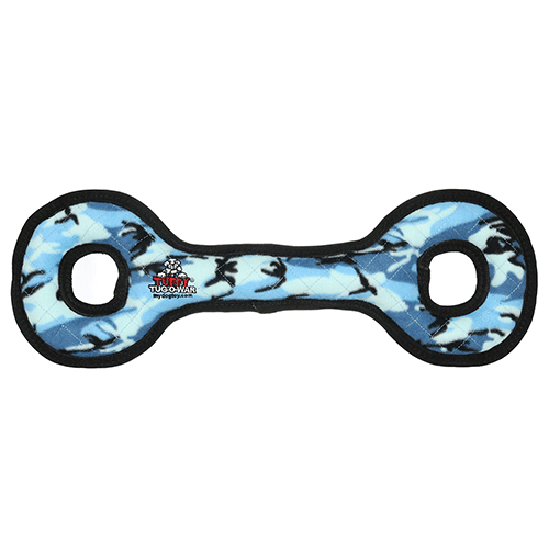 Tuffy Ultimate Tug-O-War Camo Blue Dog Toy