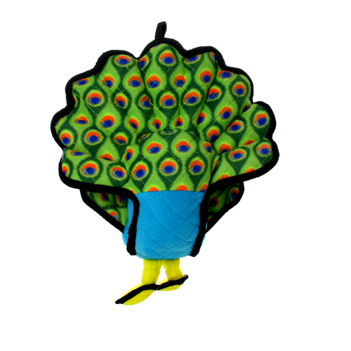 Tuffy Zoo Peacock Dog Toy