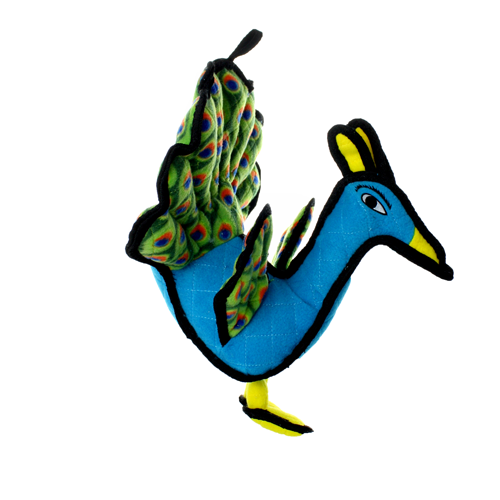 Tuffy Zoo Peacock Dog Toy