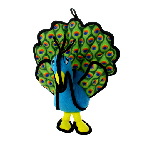 Tuffy Zoo Peacock Dog Toy