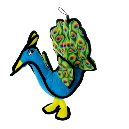 Tuffy Zoo Peacock Dog Toy