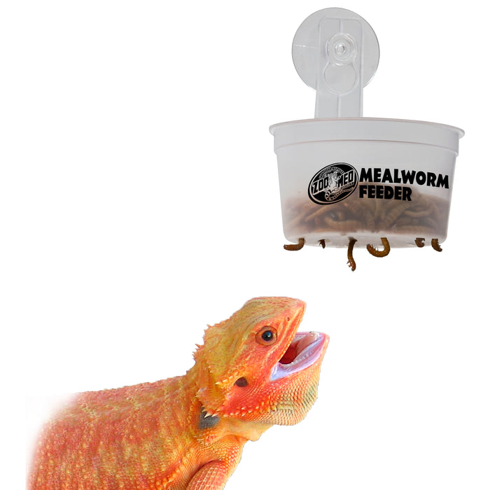 Zoo Med Mealworm Feeder White