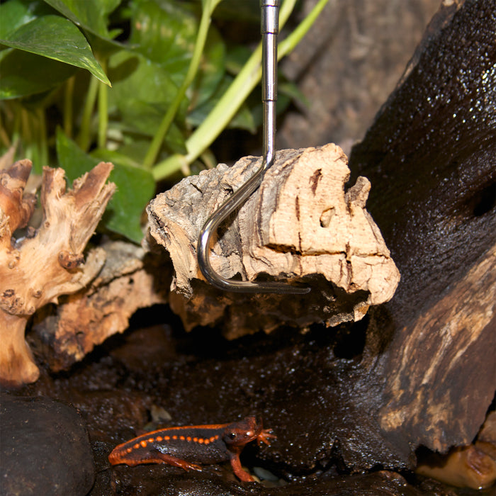 Zoo Med Deluxe Collapsible Snake Hook Black 7.25 in - 26 in