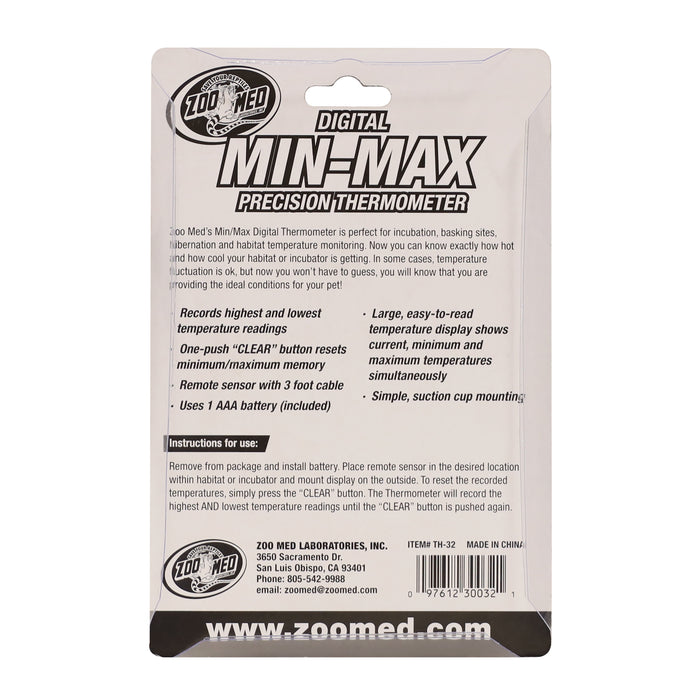 Zoo Med Digital Min-Max Thermometer