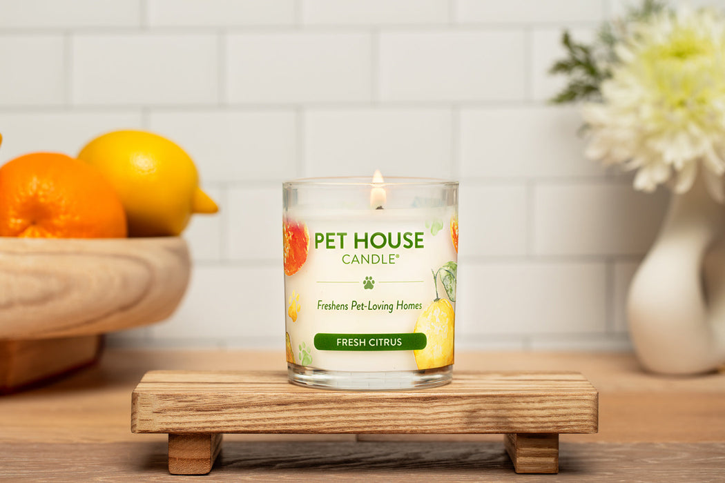 One Fur All Fresh Citrus Candle