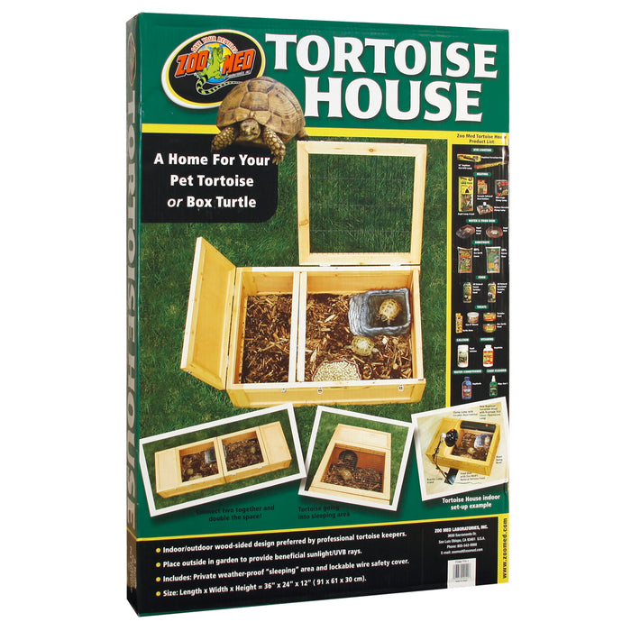 Zoo Med Tortoise House Brown 24 in x 36 in