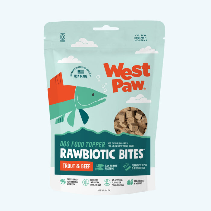 West Paw Trout & Beef Dog Food Topper 6.4 oz