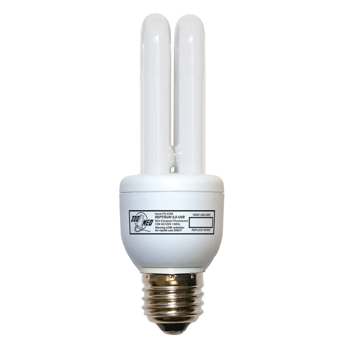Zoo Med Ultra Sun Super Daylight Mini Compact Fluorescent Lamp White 5 in