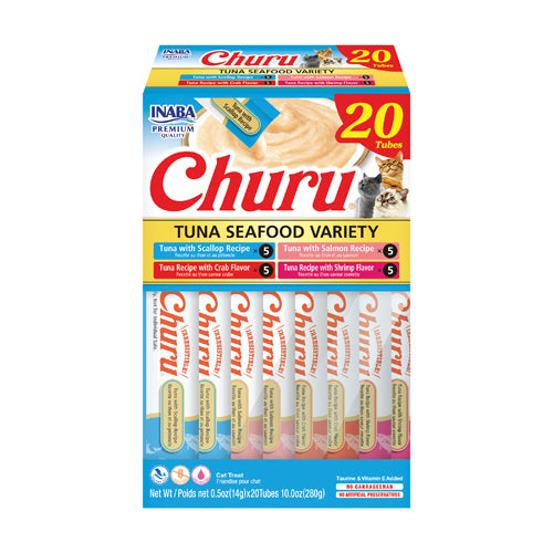 Inaba Tuna Seafood Variety BOX 20 Tubes — AnimalWiz.com