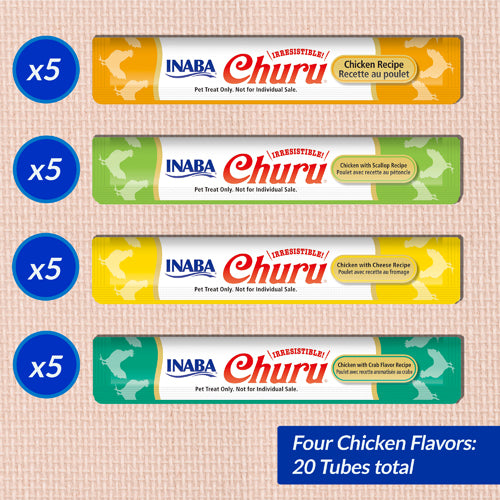 Inaba Chicken Variety BOX 20 Tubes