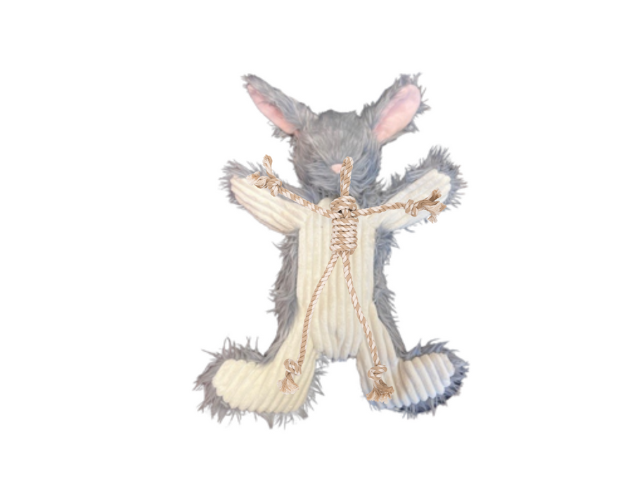 HuggleHounds Birch Bunny X-Brace™ Plush Dog Toy