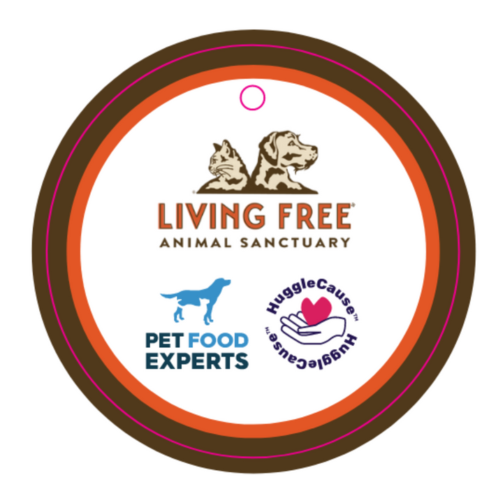 HuggleHounds HuggleCause™, Living Free Animal Sanctuary, Little Tyke (L.T.) Knottie® Plush Dog Toy, Small