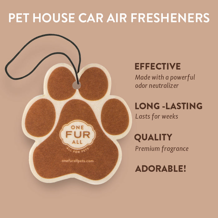 One Fur All Vanilla Sandalwood Car Air Freshener